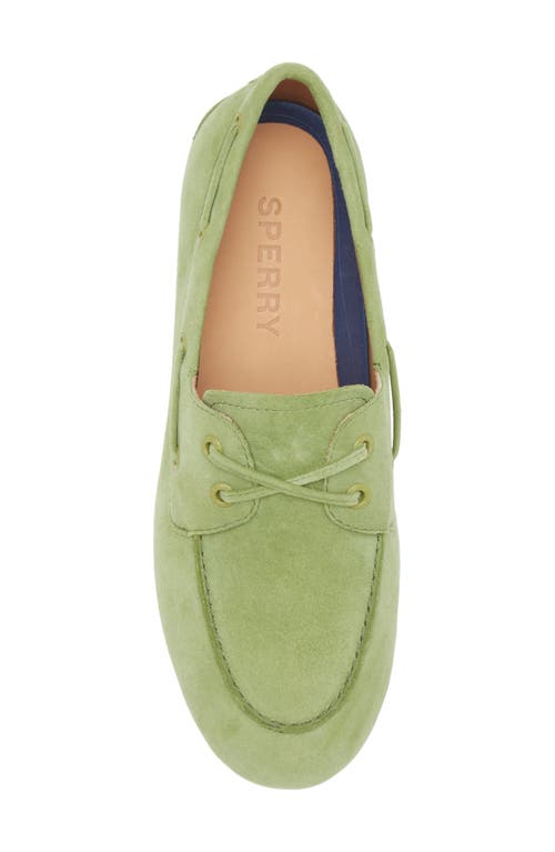 Sperry Top-sider® Sperry Slim Boat Shoe In Green