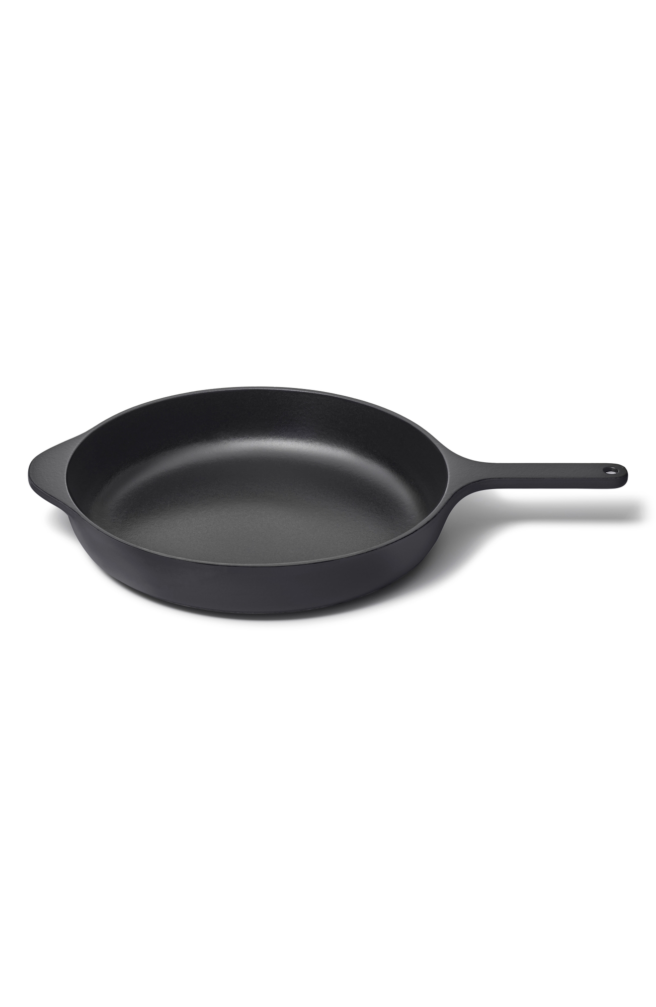 CARAWAY 12-Inch Enameled Cast Iron Skillet - Charcoal