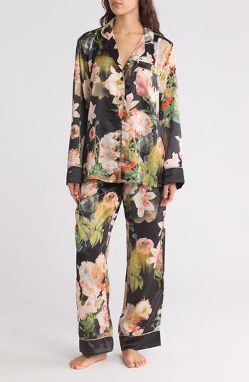 Sleepwear Ted Baker Womens Pjs Buy B By Ted Baker Floral Satin - Main Image
