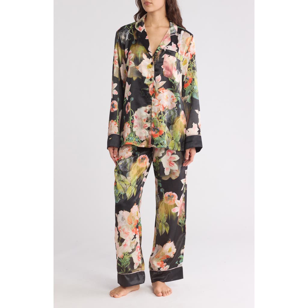 Ted Baker London Pressed Flower Pajama Pants In Opulent Bloom