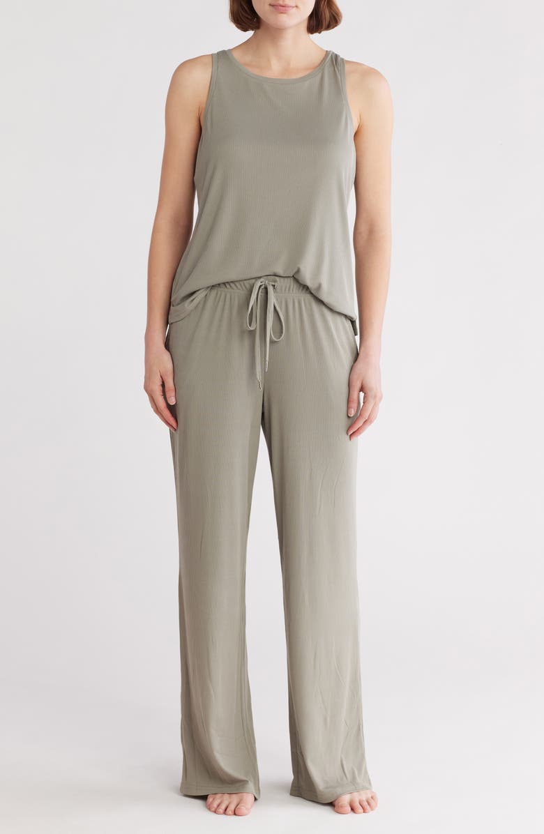 Nicole Miller Rib Pajamas, Main, color,