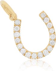 The Lovery Fine Jewelry Diamond Horseshoe Charm