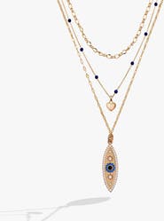 Alex and Ani Festival Stranded Evil eye necklace