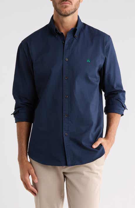 Regular Fit Cotton Twill Button Down Shirt