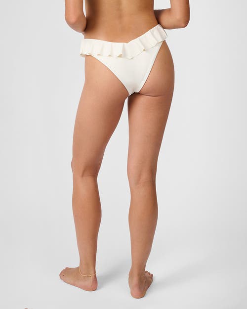 Weworewhat Ruffle Delilah Bottom In White