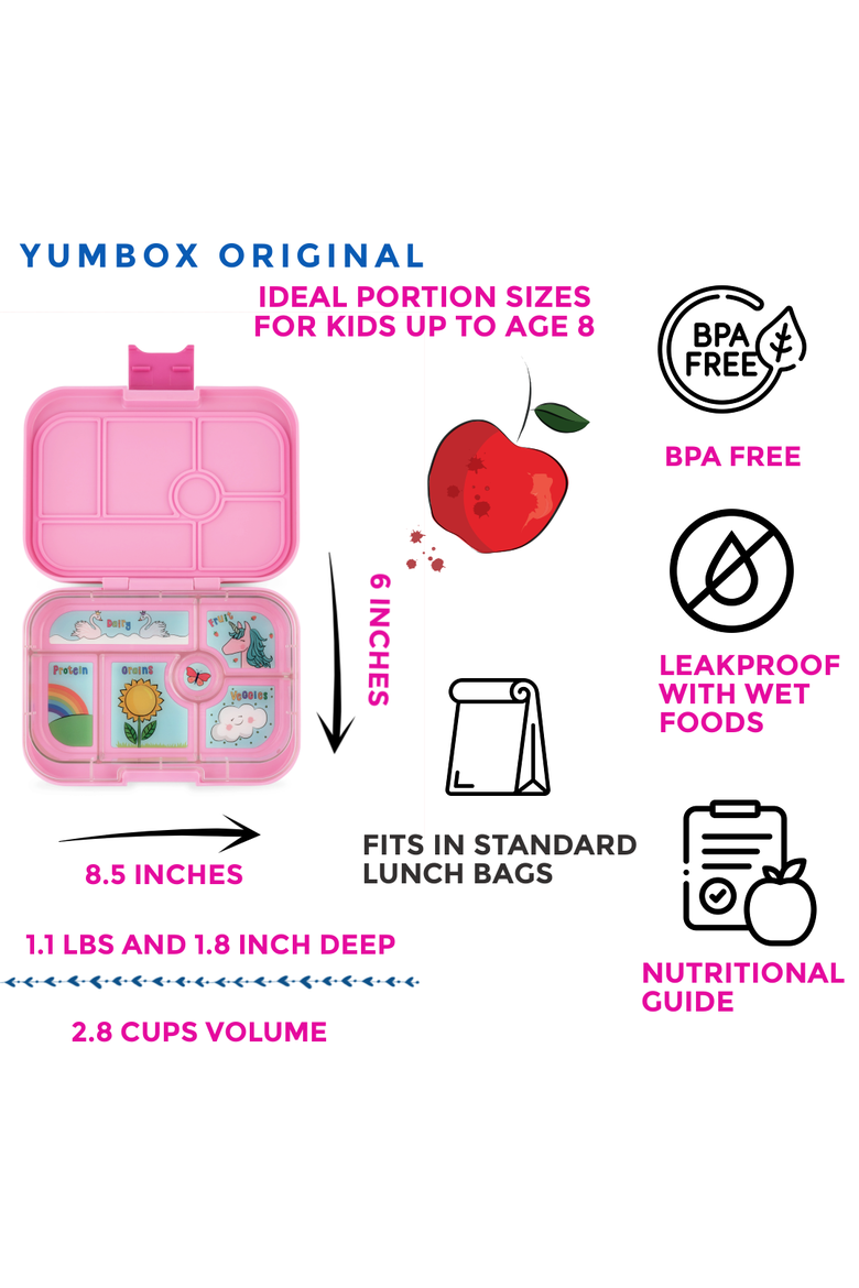 Original Leakproof Bento Lunch Box for Kids, Alternate, color, Power Pink