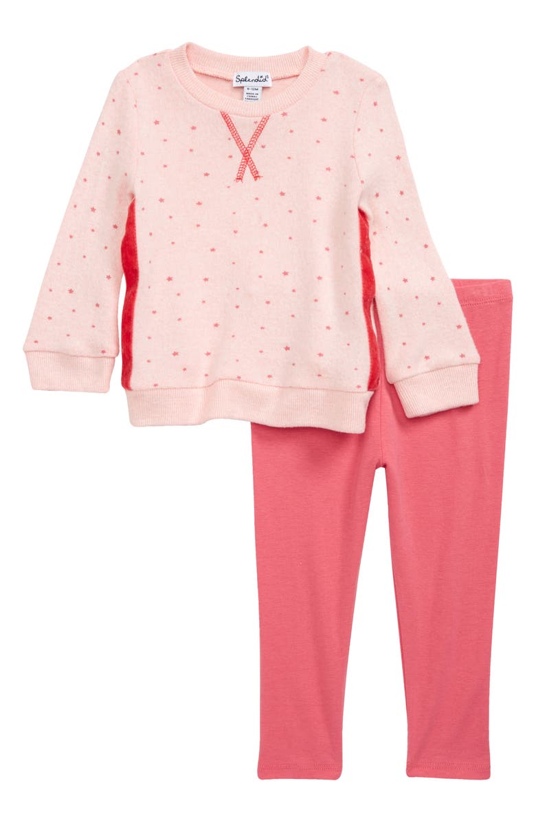 Splendid Hacci Star Sweatshirt & Leggings Set, Main, color, 
