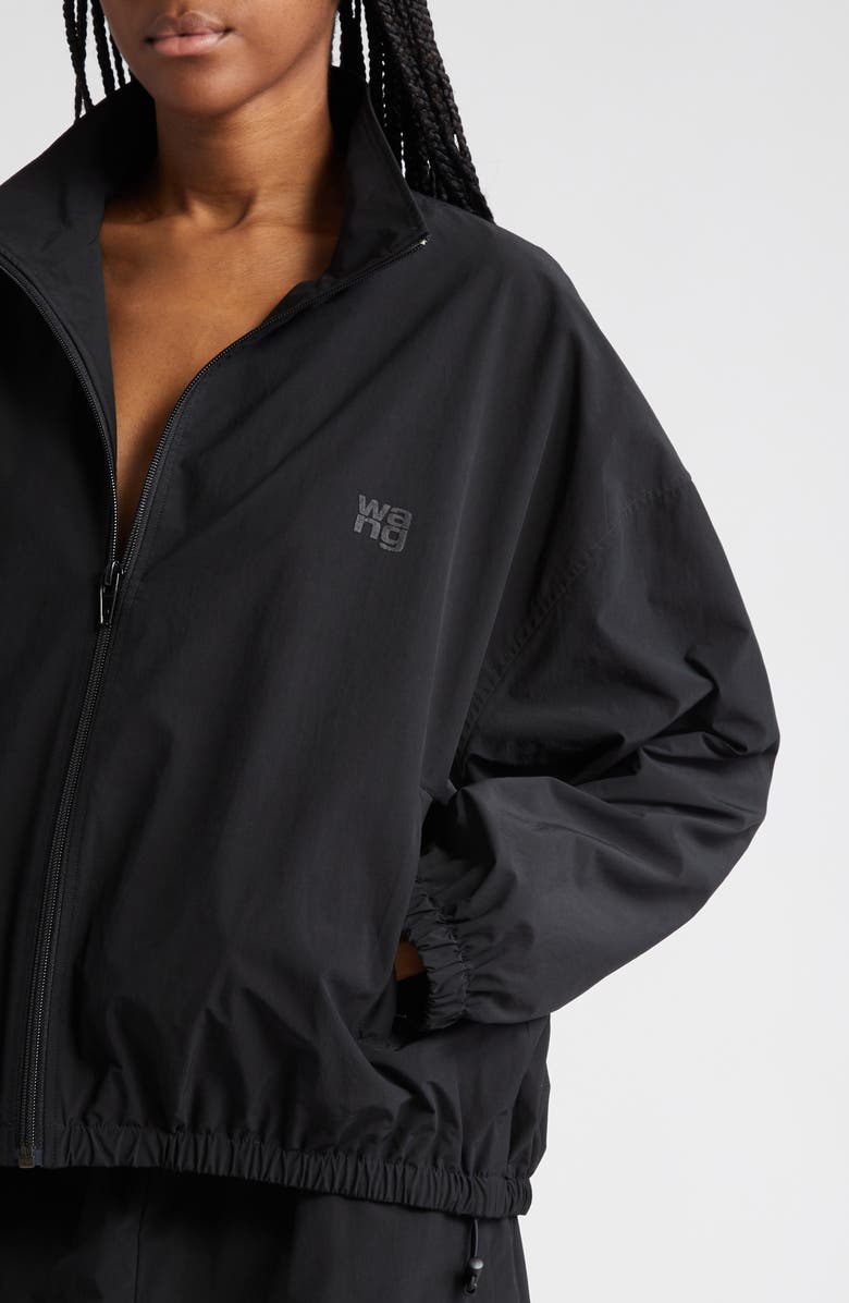 Alexander Wang Puff Logo Track Jacket, Alternate, color, 