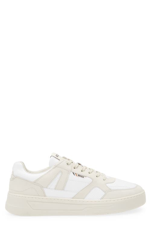 Hugo Boss Boss Baltimore Sneaker In Open Beige