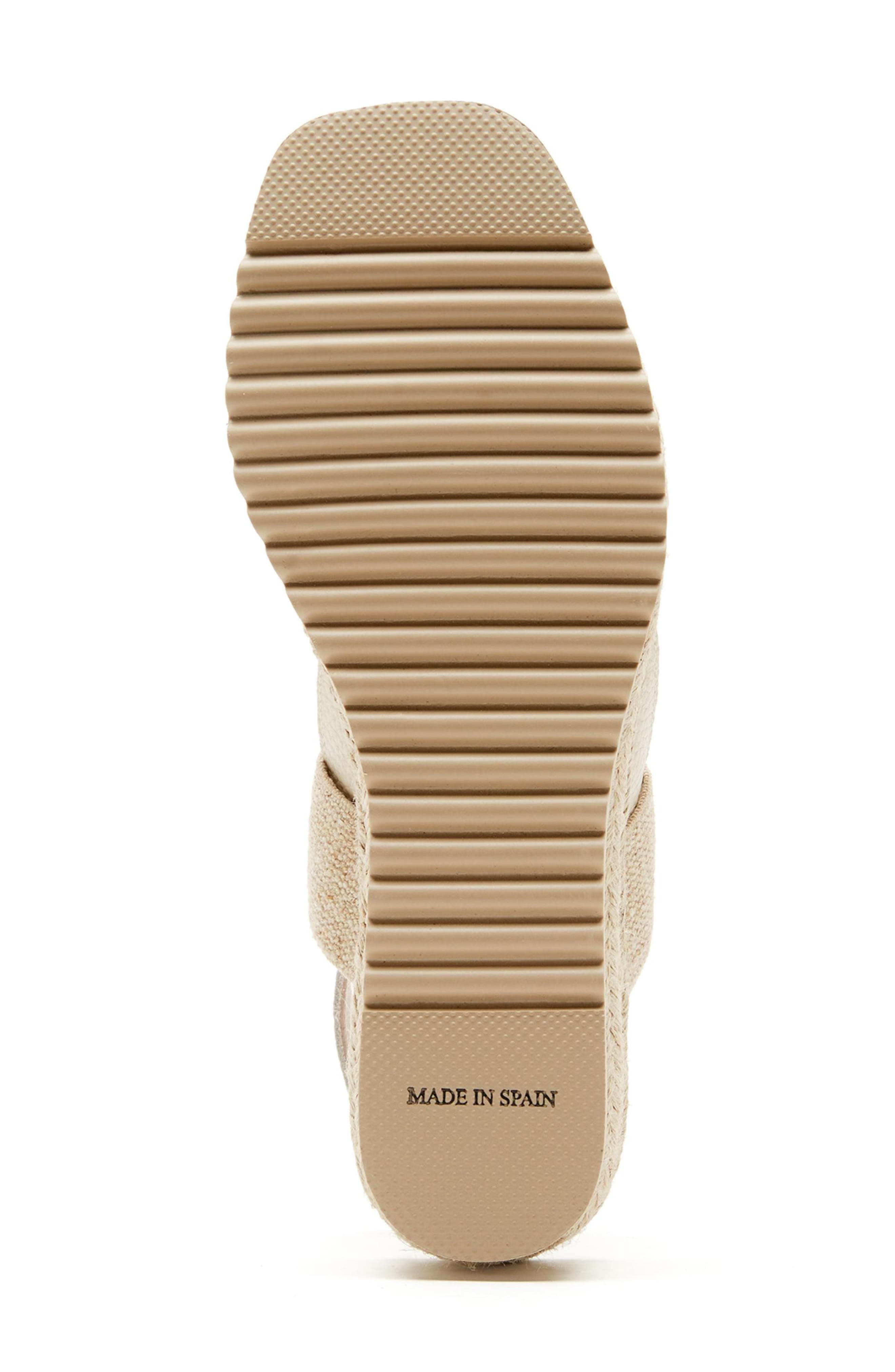 La Canadienne Rowena City Dry<sup>™</sup> Waterproof Espadrille Sandal, Alternate, color, Milk Pebble