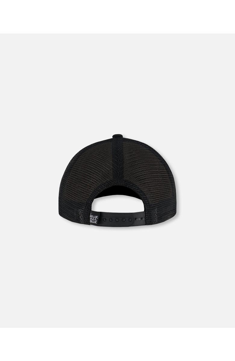 Deux par Deux Boy's Printed Cap Green Jungle On Black, Alternate, color, 