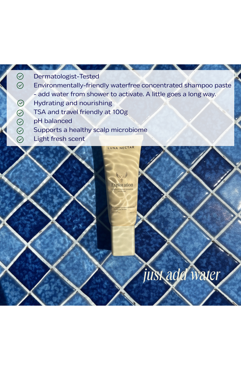 Luna Nectar Exploration 01 Ampoule Repair Shampoo, Alternate, color, White