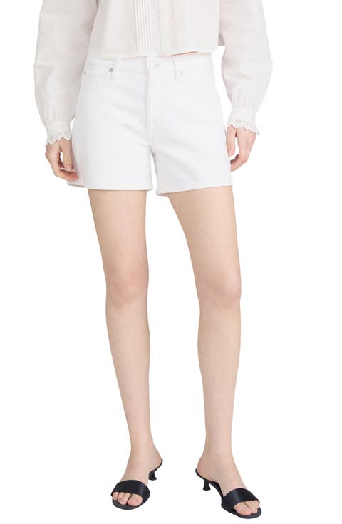 The Hang Mid Thigh Denim Shorts