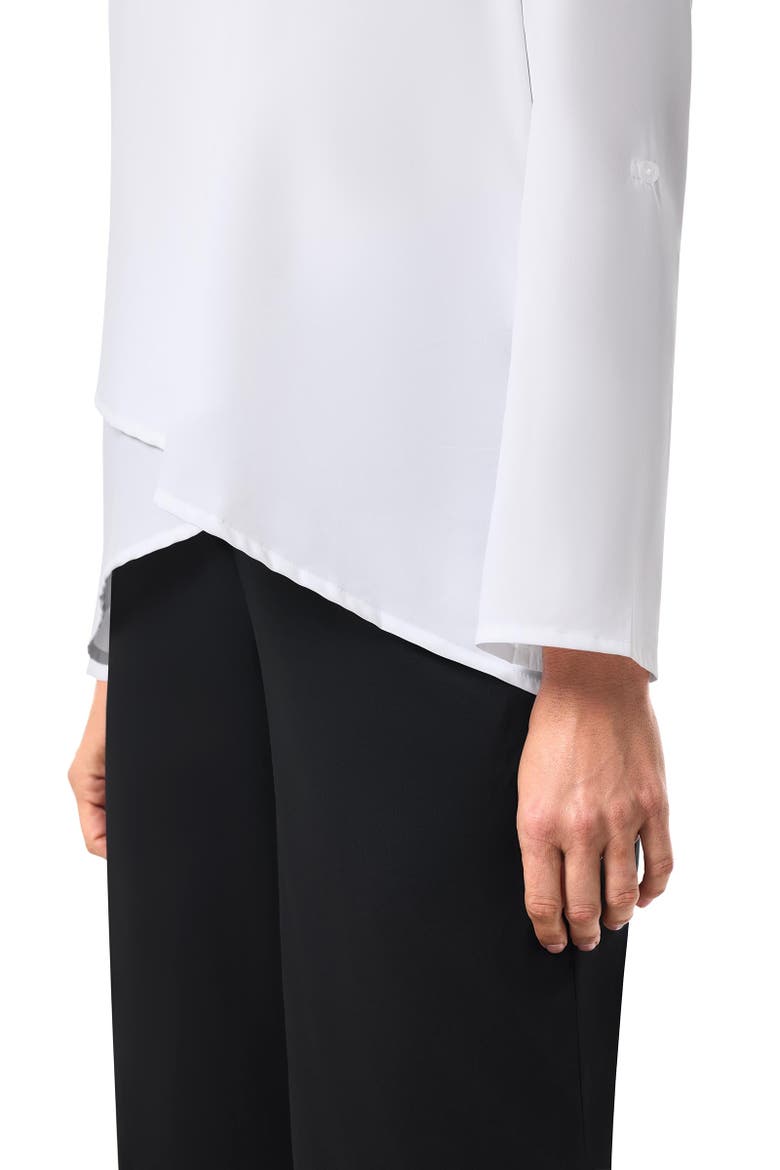 Women's Santa Barbara Tunic Top with Roll-Up Sleeves, UPF 50+ Sun Protection, Alternate, color, White
