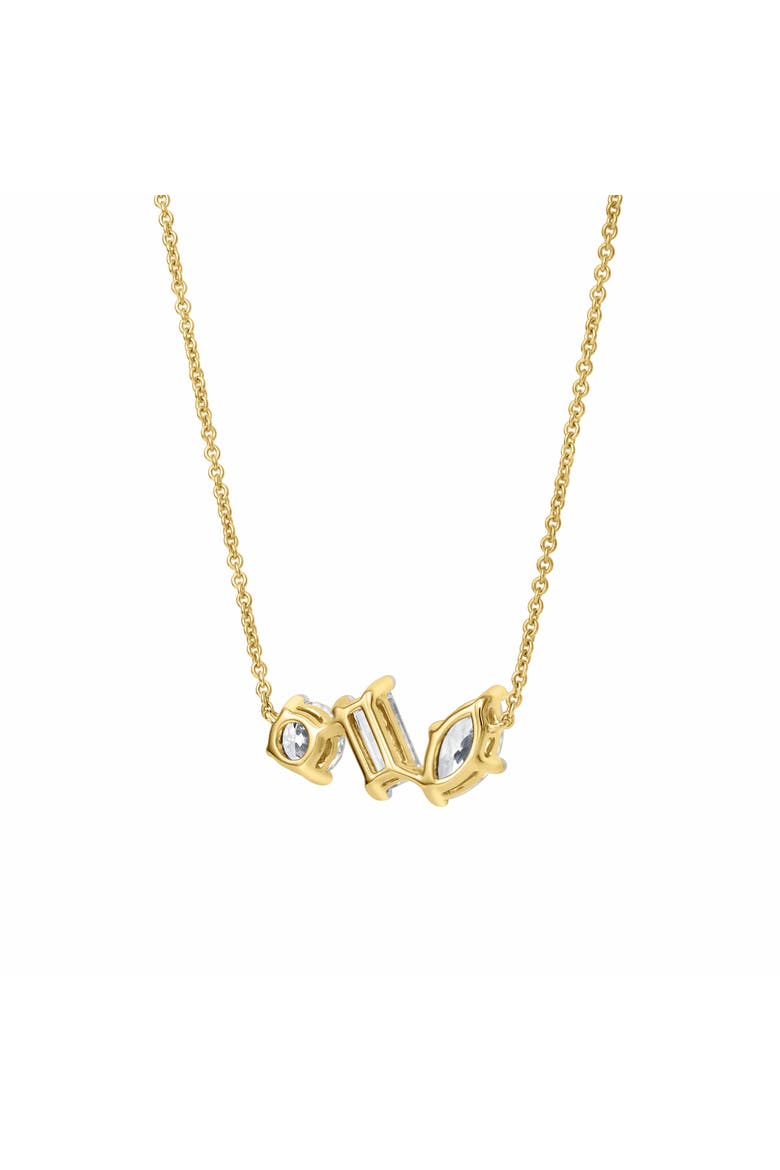 Selara 14K Gold Lab Grown Diamond Necklace - 1.5 Ct, Alternate, color, 14K Yellow Gold