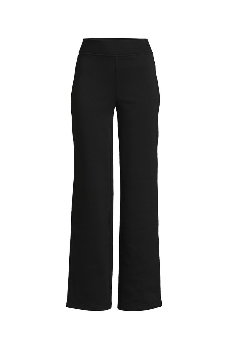 Lands' End Serious Sweats High Rise Fleece Lined Straight Leg Pants, Alternate, color, 