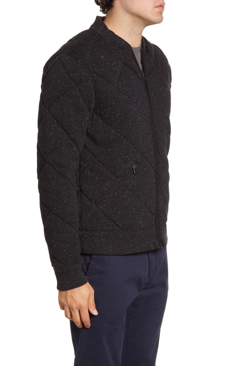 Bonobos Slim Fit Quilted Bomber Jacket, Alternate, color,