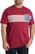 Harbor Bay by DXL Colorblock Pocket T-Shirt