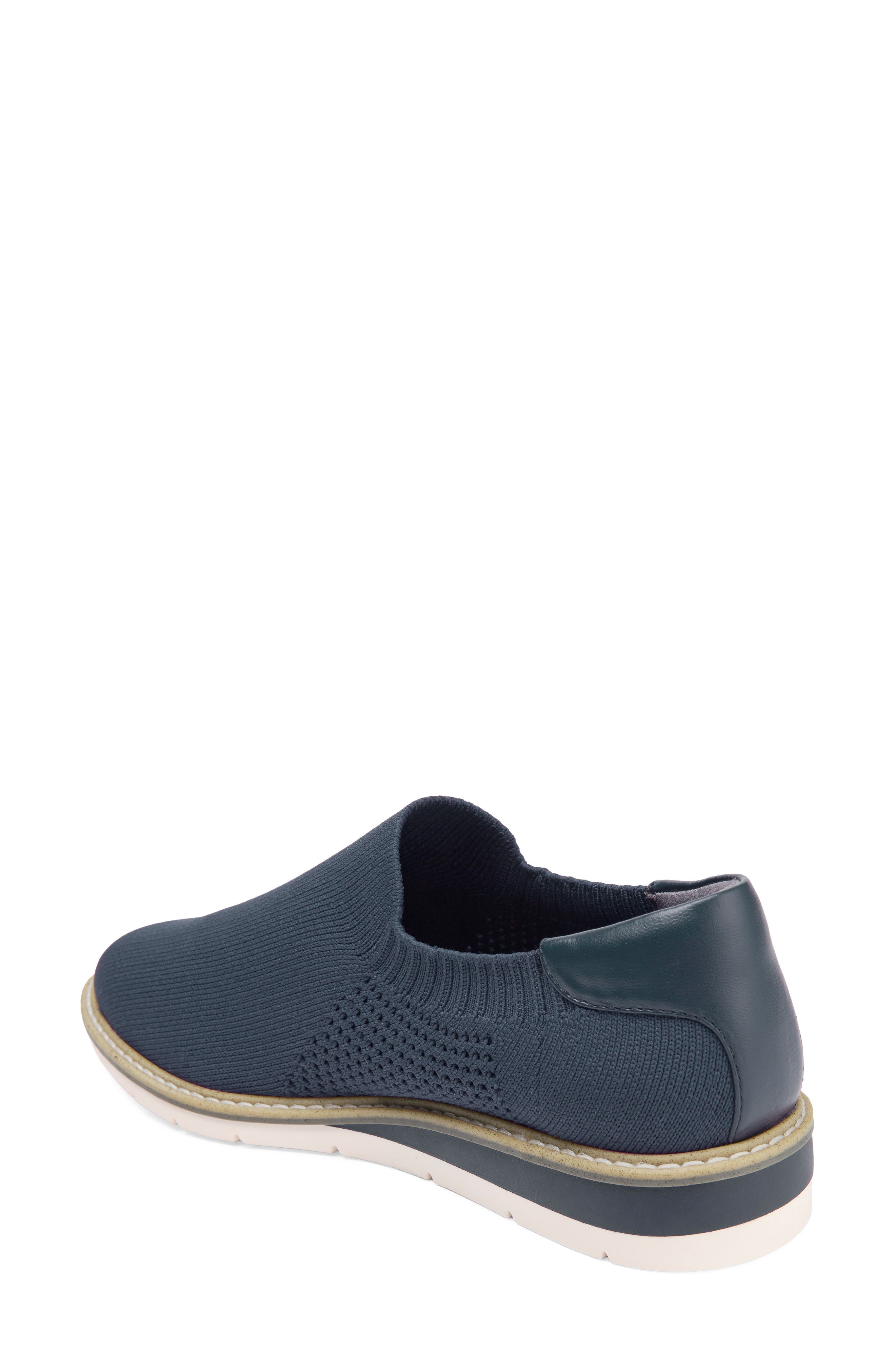 Andie Slip-On Wedge Sneaker, Alternate, color, NAVY
