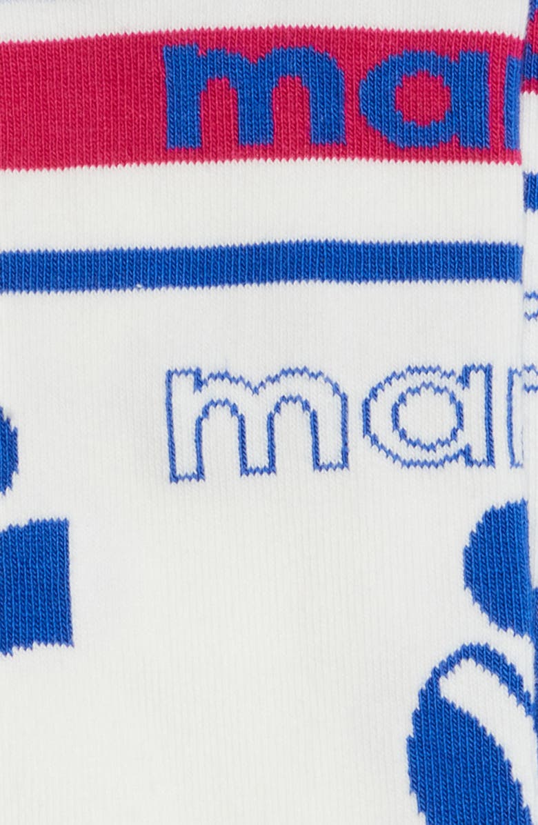 Isabel Marant Women's Silou Marant Signature Crew Socks, Alternate, color,
