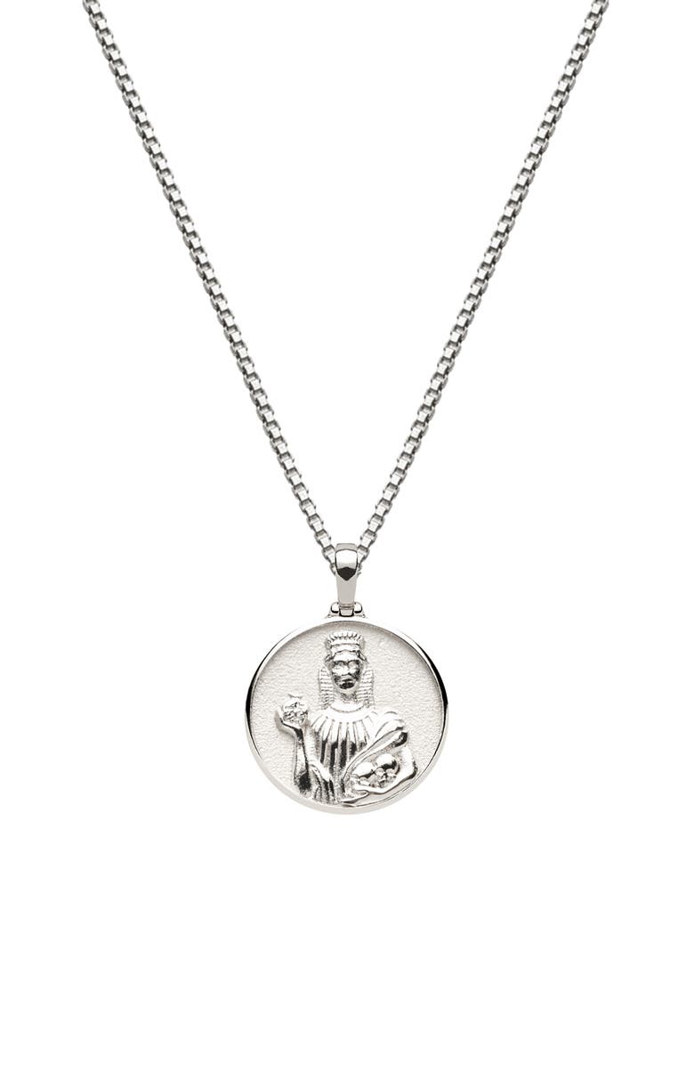 Awe Inspired Mini Persephone Coin Pendant Necklace, Main, color, 