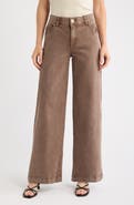 Wit & Wisdom Sam High Waist Wide Leg Jeans