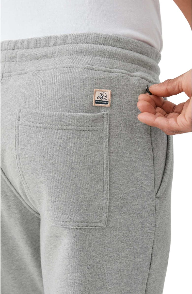 Surfside Supply Co. Dune Drawstring Terry Jogger, Alternate, color, Heather Grey