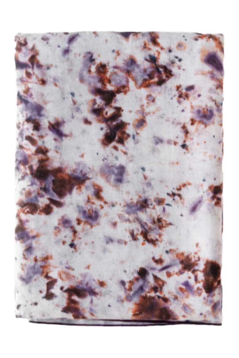 Rose Marble Tablecloth, Main, color, Lavender Trim