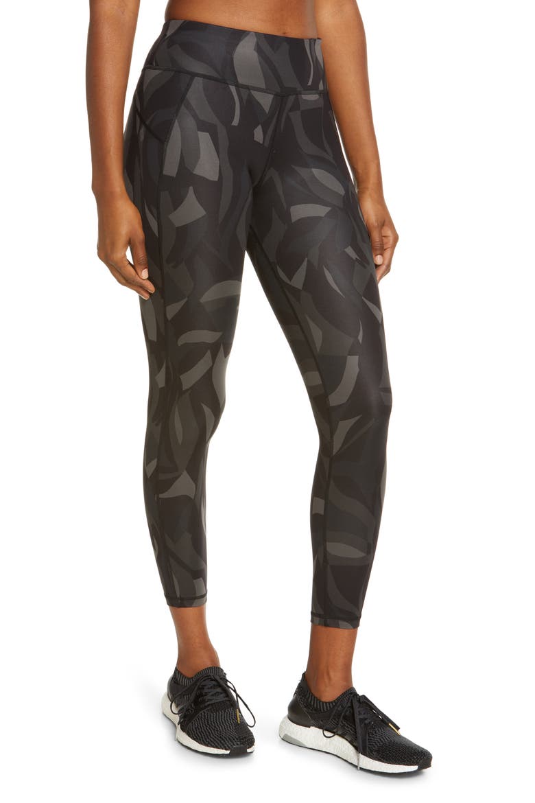 All Day High Waist 7/8 Leggings, Alternate, color, BLACK CARVE PRINT