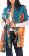 SAACHI Floral Reversible Scarf