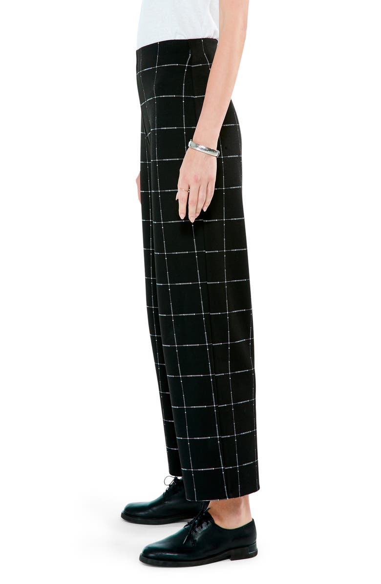 NIC+ZOE Etched Plaid Wide Leg Pants, Alternate, color,
