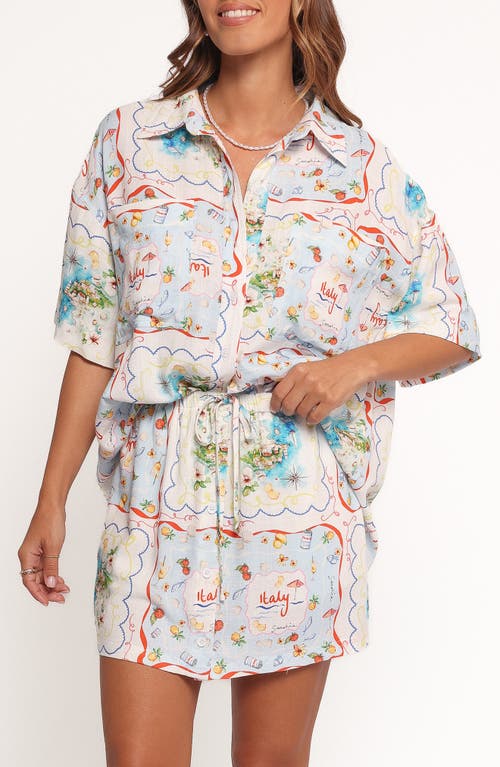 Petal & Pup Abella Short Sleeve Button-Up Shirt in Lucia  product