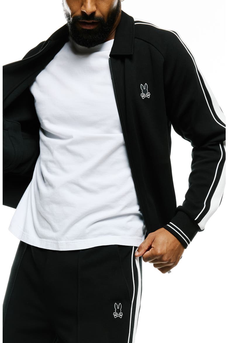 Ceano Track Jacket, Alternate, color, BLACK