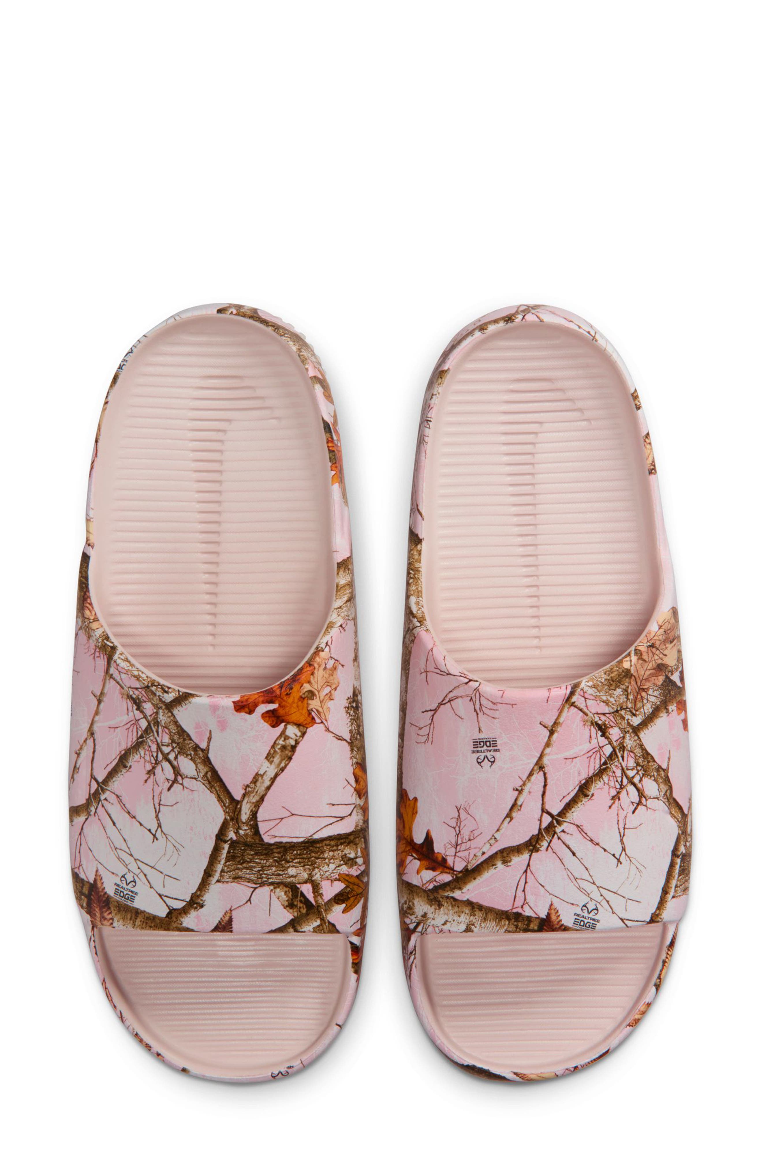 Nike x Realtree Calm Slide, Alternate, color, Red/ Red/ Red