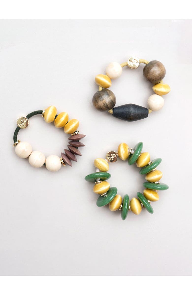 By Lilla Cacao Capsule Bracelet Hair Tie, Alternate, color, Multi