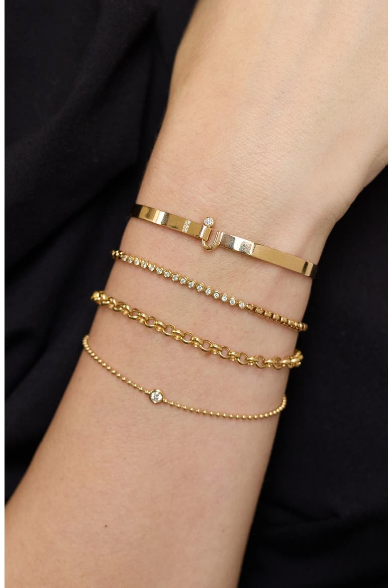 14K Yellow Gold Large Rolo Chain Bracelet, Alternate, color, 14K YELLOW GOLD