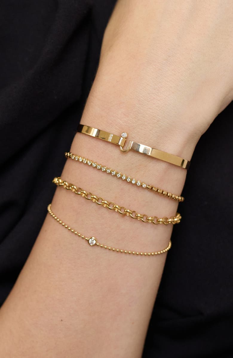 Zoë Chicco 14K Yellow Gold Large Rolo Chain Bracelet, Alternate, color, 14K Yellow Gold