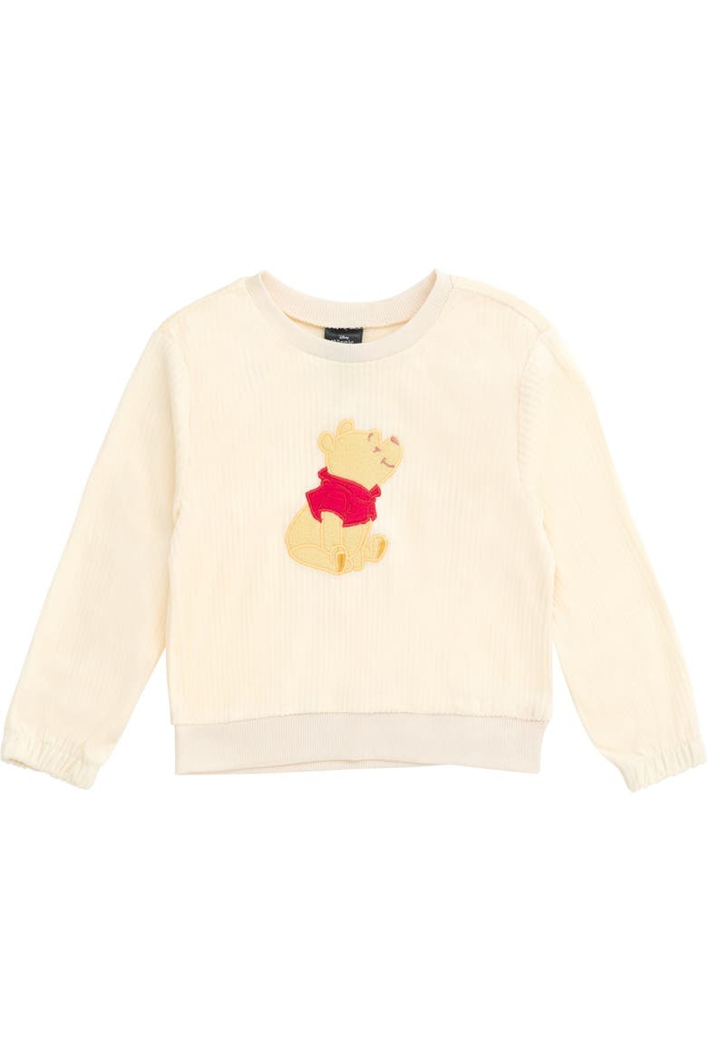 Winnie the Pooh Velour 2-Piece Sweatshirt and Pants Set, Alternate, color, Ivory Winnie the Pooh