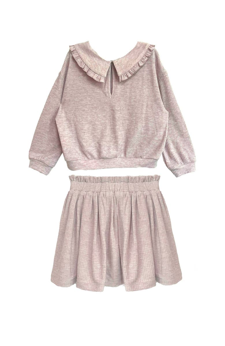 Mabel + Honey Heather Two Piece Set, Alternate, color, Pink