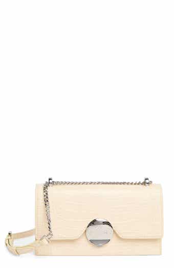 Jade Croc Embossed Crossbody Bag