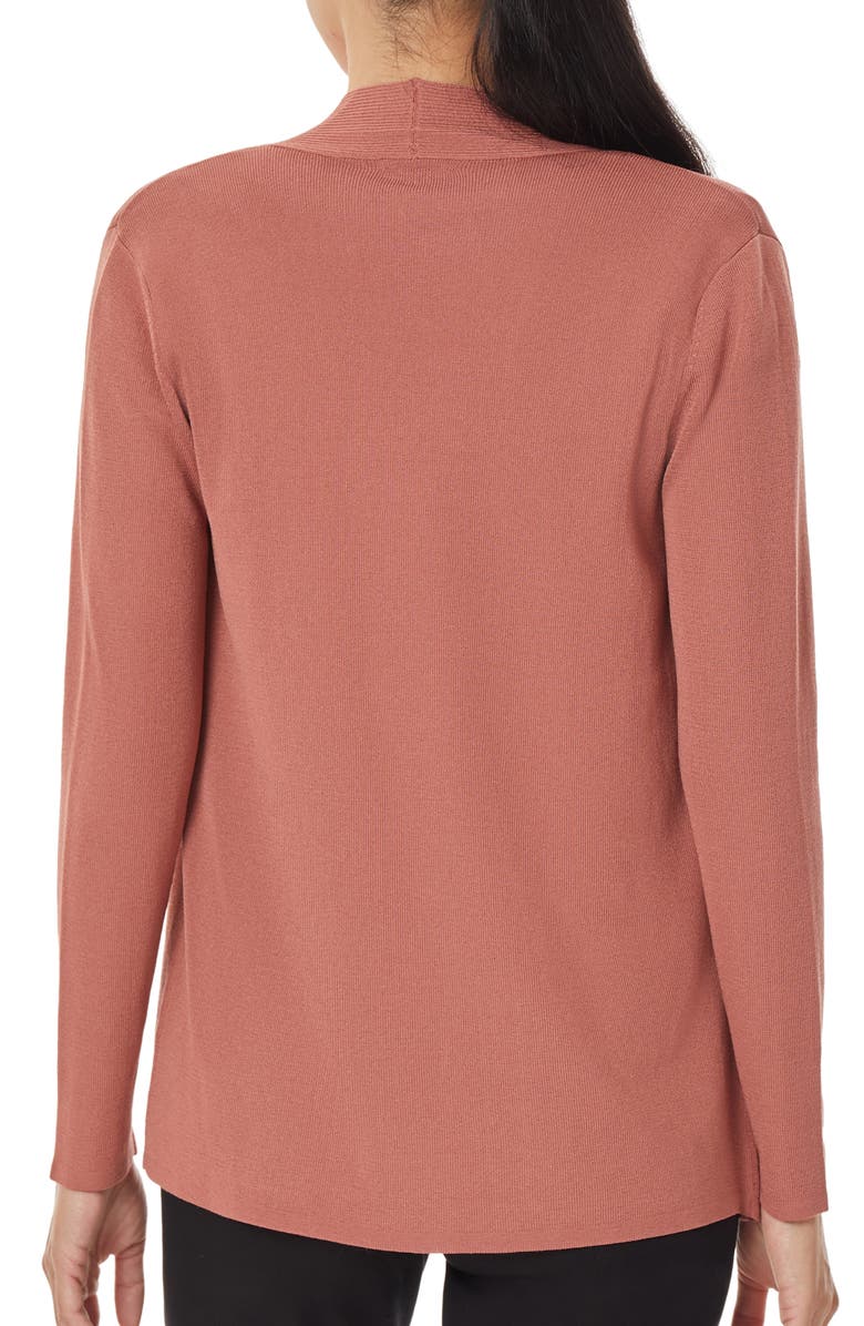 Jones New York Open Front Rib Placket Cardigan, Alternate, color,