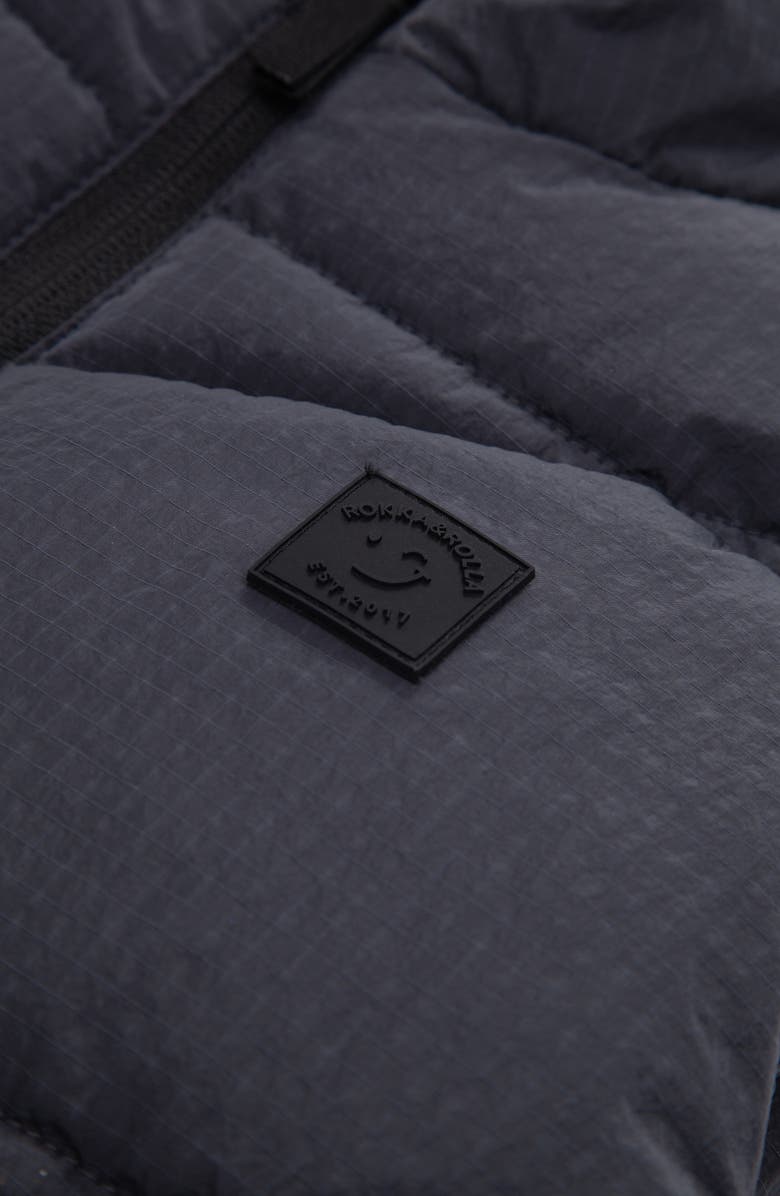 Rokka&Rolla Kids' Quilted Puffer Vest, Alternate, color, Black