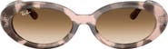 Ray-Ban 54mm Gradient Oval Sunglasses