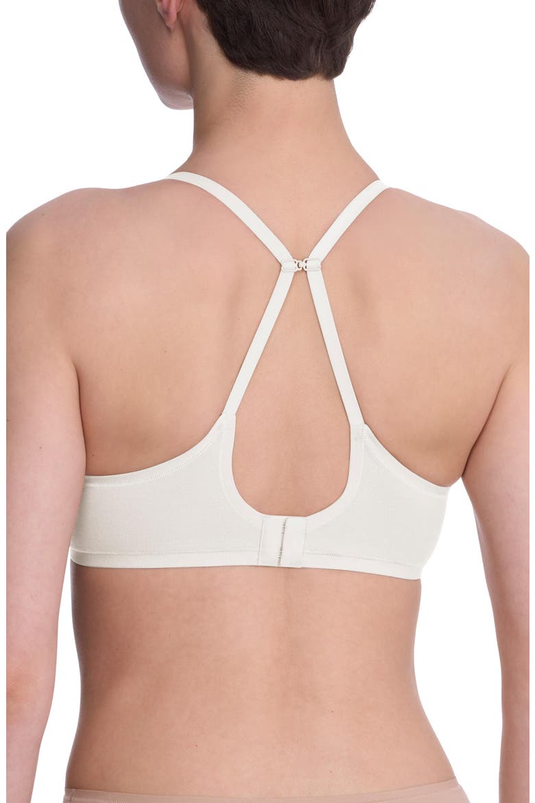 Bliss Cotton Convertible T-Shirt Bra, Alternate, color, White