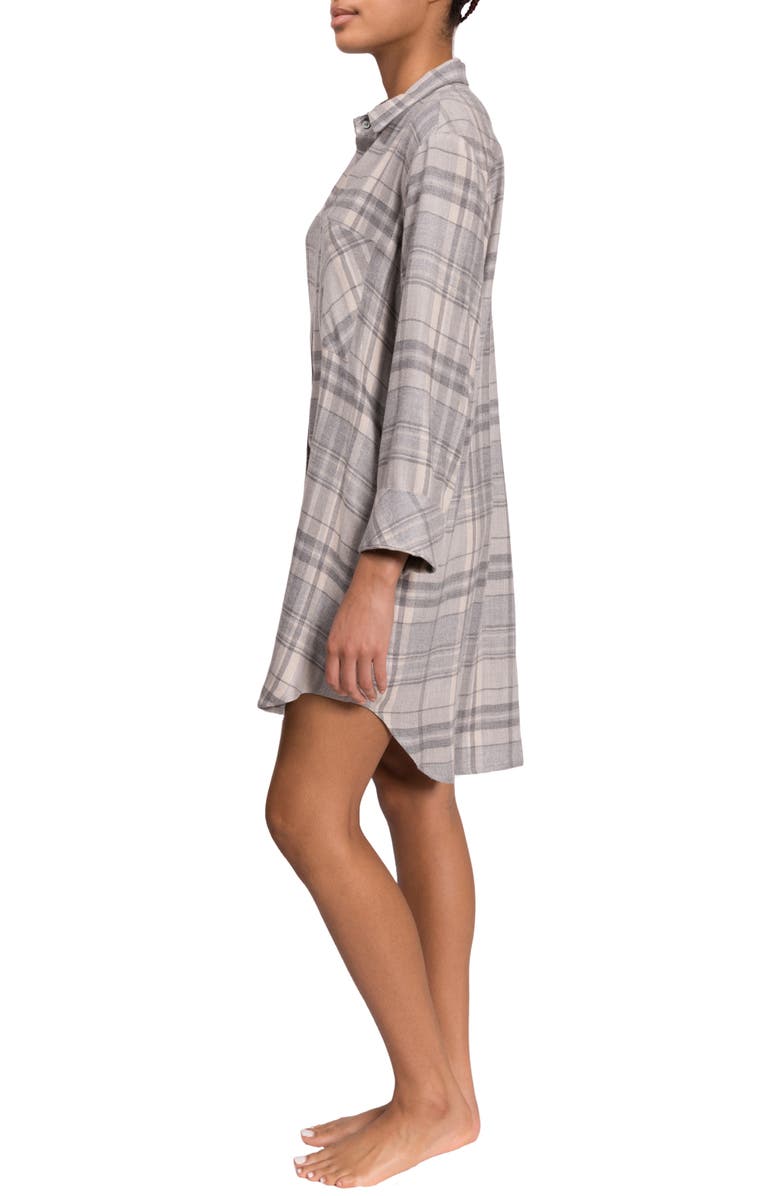 Everyday Ritual Metallic Boyfriend Shirt, Alternate, color,