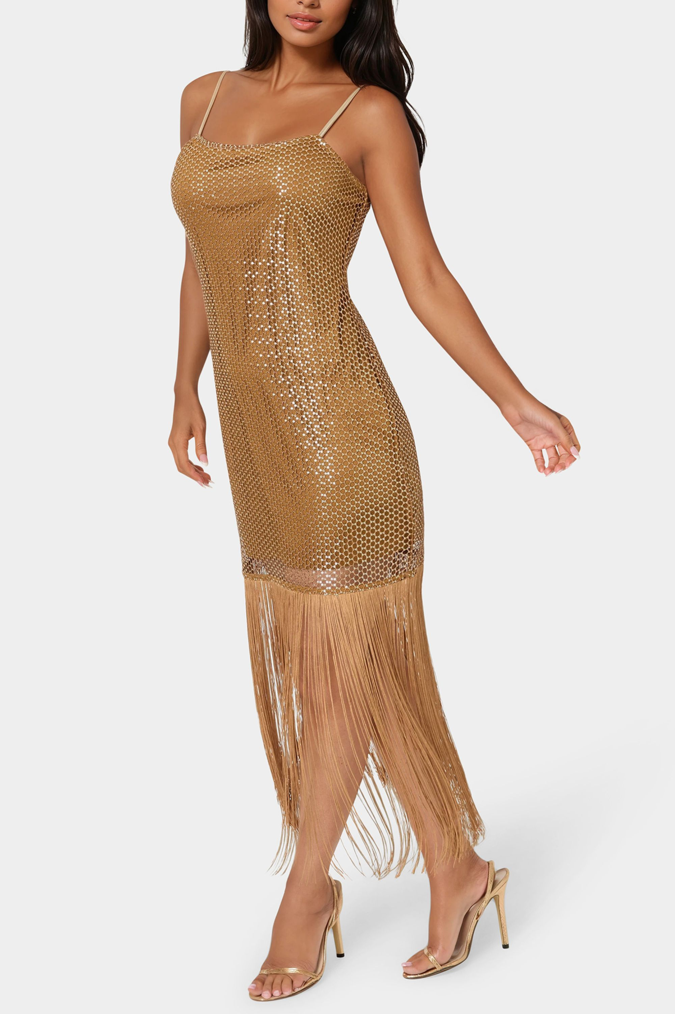 Sequin Crotche Fringe Dress - image 2
