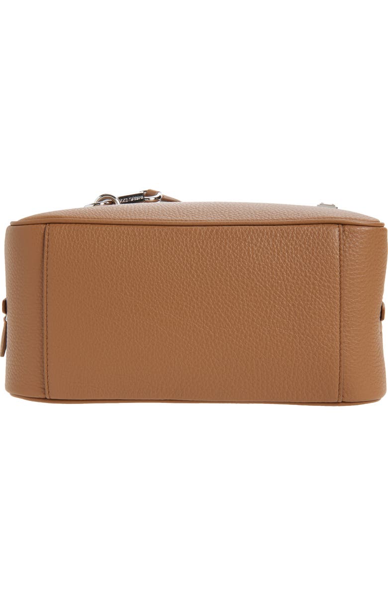 Dolce&Gabbana Lock Leather Bag, Alternate, color, Caramello