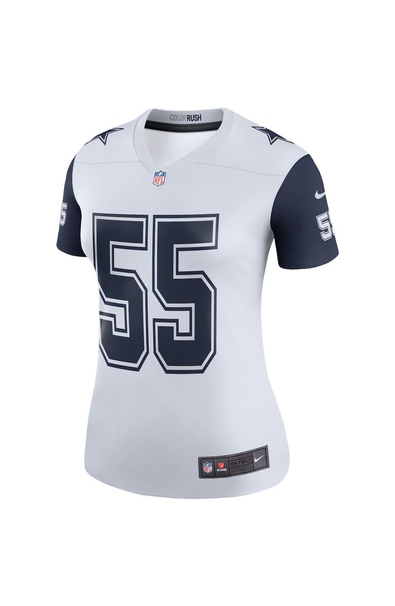 Nike Women's Nike Leighton Vander Esch White Dallas Cowboys Color Rush Legend Player Jersey, Alternate, color,