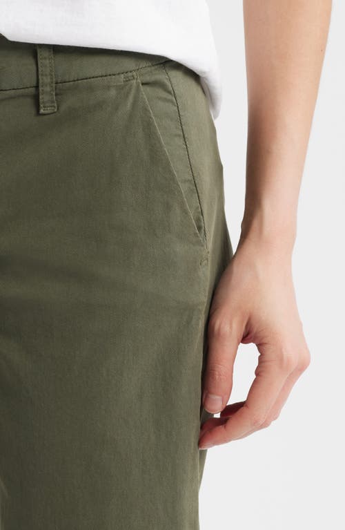 Frank & Eileen Westport The Italian Ankle Wide Leg Pants In Green