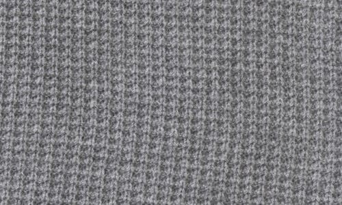 Sofia Cashmere Sienna Waffle Knit Cashmere Throw Blanket In Gray